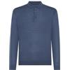 Cashmere Zone CZ - Polo Uomo Manica Lunga Lino e Cotone Jersey Maglia Pregiata Elegante Sottogiacca Camicia Maglieria Mezza Stagione Maglieria Artigianale
