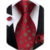 DiBanGu Bretella elastica classica a pois da uomo, a forma di Y, 6 bottoni unisex | Cravatta intrecciata, liscia e setosa, motivo cachemire, facile da abbinare, fazzoletto da taschino, gemelli, affari, feste