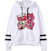 LKY STAR Hazbin Hotel Sweatshirt Angel Dust/Charlie/Lucifer Felpa con Cappuccio Anime Hoodie per Uomo Donna Streetwear