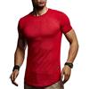Leif Nelson Maglietta estiva da uomo con scollo rotondo, slim fit, in cotone, colore bianco e nero, basic, a maniche corte con scollo a O, maniche corte, LN8331
