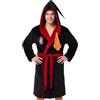 Get Trend Harry Potter Accappatoio Uomo e Donna in Pile, S-2XL | Vestaglia con Cappuccio da Mago e Cravatta Rimovibile, Morbida e Calda per Invernale, Idee Regalo per Adulti