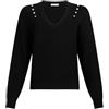 Liu Jo Donna Maglia Scollo A V Viscosa MF5037MS99E