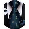DiBanGu Bretella elastica classica a pois da uomo, a forma di Y, 6 bottoni unisex | Cravatta intrecciata, liscia e setosa, motivo cachemire, facile da abbinare, fazzoletto da taschino, gemelli, affari, feste