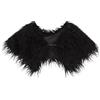 XGOPTS Sciarpa da uomo in finta pelliccia da vichingo, scialle pelosa medievale da guerriero, scialle invernale, caldo, stola, sciarpa, mantello, mantello, collare, per Halloween, LARP, cosplay, costume