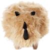 Beliani Pouf Animaletto Forma Rinoceronte Finta Pelliccia Beige Gambe in Legno