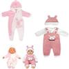 Neuytiky Vestiti Bambole,Vestiti per Bambole per New Born Baby Doll (F) | 35-43 Cm,Accessori per Bambole,Regali per Ragazze,Bambini