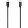Hama Cavo Thunderbolt USB C - USB C (40 Gbps, 5 A, 100 W, Ultra HD 8K, doppio schermato, spina stretta, 0,8 m) nero