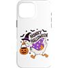 Retro Halloween Goose Funny Custodia per iPhone 16 Pro Max Halloween Goose Witch Honky Halloween Trick or Treat