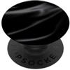 BlackLux Elegante, elegante, unico, alla moda, colore nero PopSockets PopGrip Adesivo