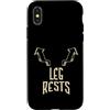Funny Adult Humor Gifts & Pun Gifts Custodia per iPhone X/XS Gamba I Dark Humor I Divertente Adulto Umorismo