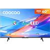 coocaa 60 Pollici QD-Mini LED Smart TV 60CGNH70Z | Full Array Local Dimming QLED Mini LED con Gogle TV Dolby Atmos Vision MEMC HDR 10+ DVB-T/T2/C/S/S2 HEVC Main10 Ci+