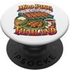 Welcome to Thailand Moo Ping Spiedini Carne Thailandia Cibo di Strada Souvenir PopSockets PopGrip Adesivo