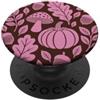 Preposh Autunno Estetica Autunno Marrone Rosa Zucca Foglia Flore PopSockets PopGrip Adesivo