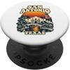 Kattos - Texas San Antonio State Texas TX Architettura storica Vintage PopSockets PopGrip Adesivo