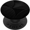 BlackLux Elegante, elegante, unico, alla moda, colore nero PopSockets PopGrip Adesivo