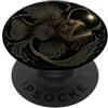 Marine Biology Abyss Designs Antico Naturalista Bioluminescente Lanterna Esemplare PopSockets PopGrip Adesivo