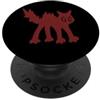 Y2K 90s Funny Cat Tomcat Kitten Art Scary Tomcat Cat è spaventato Y2K 90s Retro Art PopSockets PopGrip Adesivo