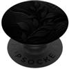BlackLux Elegante, elegante, unico, alla moda, colore nero PopSockets PopGrip Adesivo