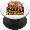 Sud-Est Asiatico: Thailand Spiedini di Pollo Griglia Cibo Strada Thailandia Souvenir PopSockets PopGrip Adesivo