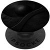BlackLux Elegante, elegante, unico, alla moda, colore nero PopSockets PopGrip Adesivo