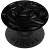 BlackLux Elegante, elegante, unico, alla moda, colore nero PopSockets PopGrip Adesivo