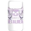 Metal Musicista Metalheads Musica Heavy Custodia per iPhone 17 Pro Max Teschio Once Metalhead Sempre Una Testa Di Metallo Rock Roll