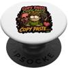 Giornate al computer Umorismo da ufficio con tastiera e mostriciattoli PopSockets PopGrip Adesivo