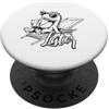 Later Holiday / Vacation Apparel & Cloth Ci vediamo più tardi Estate o Vacanza - Cool T-Rex PopSockets PopGrip Adesivo