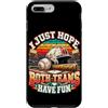 Bahaa's Tee Custodia per iPhone 7 Plus/8 Plus Divertente fan del baseball Entrambe le squadre si divertono Retro Sport Art
