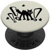 Y2K 90s Funny Cat Tomcat Kitten Art Y2K 90s Scary Cat Tomcat è spaventato Retro Art PopSockets PopGrip Adesivo