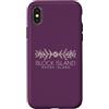 Rhode Island Aesthetic Custodia per iPhone X/XS Block Island Rhode Island Boemia - Block Island RI
