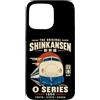 Just Fast Apparel Custodia per iPhone 15 Pro Max Originale Serie 0 Shinkansen 1964 Giappone Kanji Souvenir