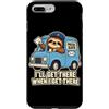 Maglietta Divertente Da Postino - Regalo Custodia per iPhone 7 Plus/8 Plus Il Postino Bradipo - Un Postino Divertente E Maleducato