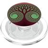 Mandala Tree Geometry Art Mandala Tree Geometry Fractal Trippy Art PopSockets PopGrip per MagSafe