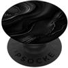 BlackLux Elegante, elegante, unico, alla moda, colore nero PopSockets PopGrip Adesivo