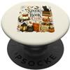 Spooky Chapters Society Spooky Book Reader Club Halloween Lettura Bookish Amante PopSockets PopGrip Adesivo