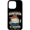 Just Fast Apparel Custodia per iPhone 15 Pro Max Originale Serie 0 Shinkansen 1964 Giappone Kanji Souvenir