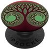 Mandala Tree Geometry Art Mandala Tree Geometry Fractal Trippy Art PopSockets PopGrip Adesivo