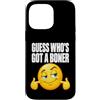 Funny Guess Whos Got A Boner Tees Shirts Custodia per iPhone 14 Pro Max Guess Who's Got A Boner