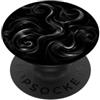 BlackLux Elegante, elegante, unico, alla moda, colore nero PopSockets PopGrip Adesivo