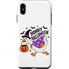 Retro Halloween Goose Funny Custodia per iPhone XS Max Halloween Goose Witch Honky Halloween Trick or Treat
