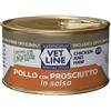 olistyka Vet line gatto pollo/prosciutto salsa 70 g