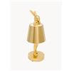 Kare Design Lampada da tavolo piccola portatile a LED con luce regolabile Rabbit - Oro