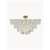 By Rydéns Lampada da soffitto con luce regolabile Lorraine - Trasparente, Oro