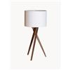 By Rydéns Lampada da tavolo con luce regolabile Vega - Legno scuro, Bianco