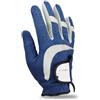 Zpengtai Guanti Golf Pacchetto 1 Pz Guanti da golf uomo a sinistra Mano destra Micro Fibra morbida traspirante antiscivolo Uomo colore blu