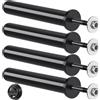 Kipika Power Rack - Supporto per dischi olimpionici salvaspazio da 5,1 cm, capacità 136 kg, adatto a rack 2 x 2 3 x 3, perfetto per l'organizzazione della palestra domestica
