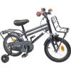 FREWGQPF Bicicletta per Bambini 12 Pollici per Bambini di 2-4 Anni Nero