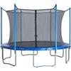 generic Rete di Sicurezza di Ricambio, con Cerniere a Doppia Testa a 6 Poli, Rete Protettiva for trampolini, Solo for Rete for Bambini (Color : Black, Size : 6FT+Diameter 1.83m)