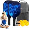 Genérico Set di racchette da paddle, accessori da ping pong | Racchette ergonomiche leggere in fibra di vetro, per sport in casa, all'aperto, interni, esercizi, per bambini